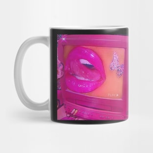 Glossy pink lips Mug